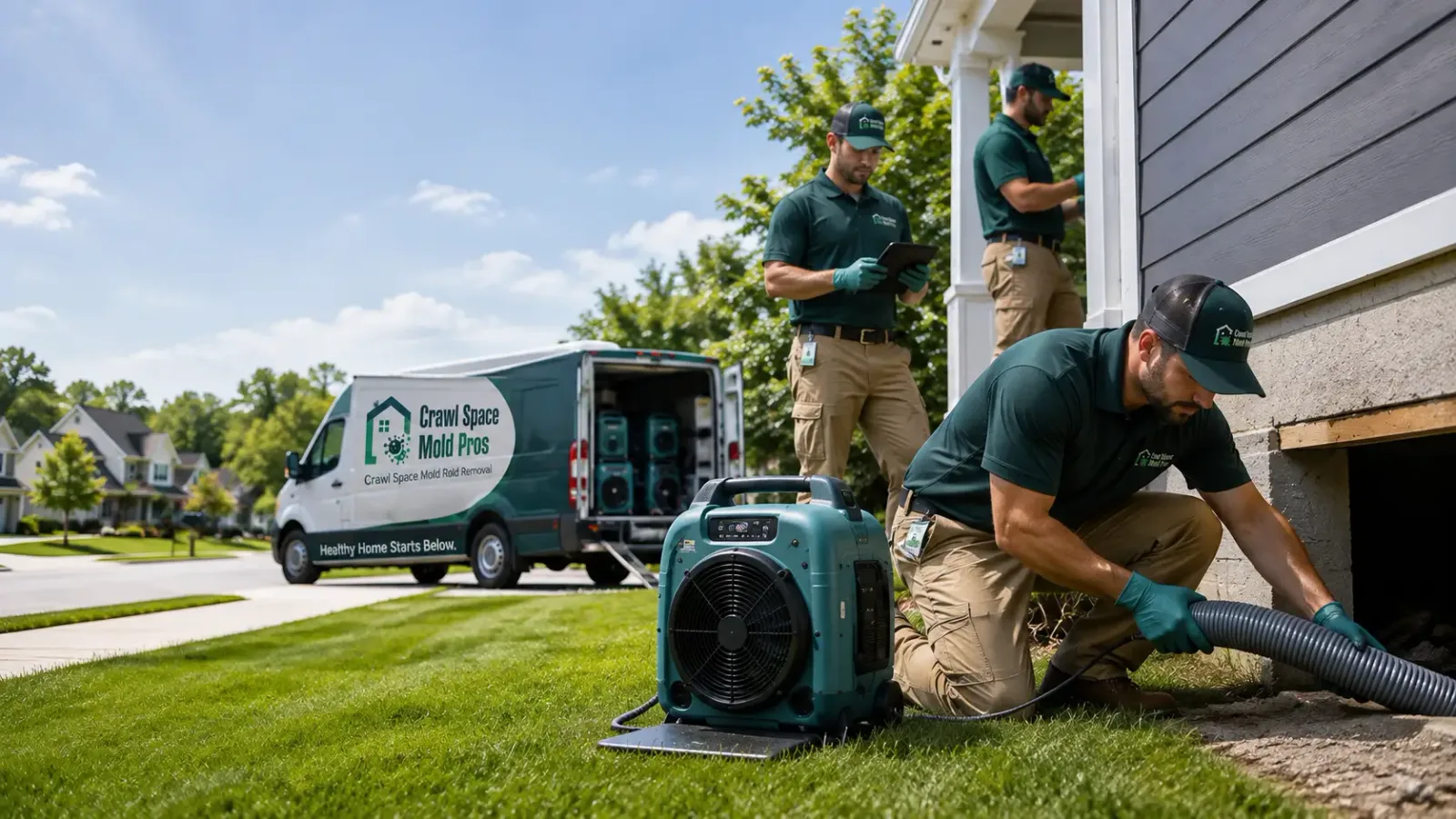 Crawl Space Mold Removal in Easton, MD